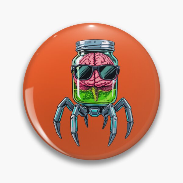 Item preview, Robotic Brain in a Jar with Glasses designed and sold by AliveStyle.