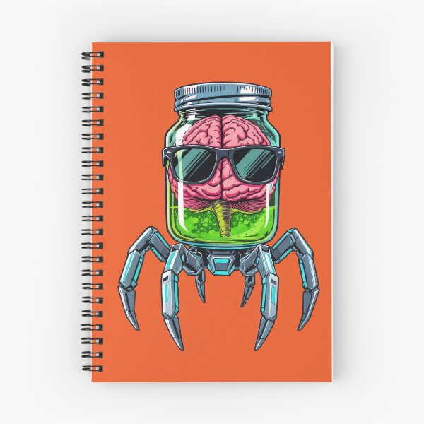 Item preview, Robotic Brain in a Jar with Glasses designed and sold by AliveStyle.