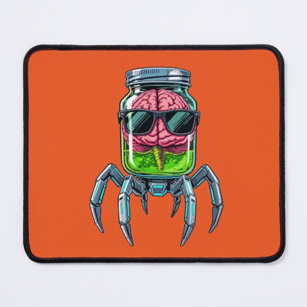 Item preview, Robotic Brain in a Jar with Glasses designed and sold by AliveStyle.