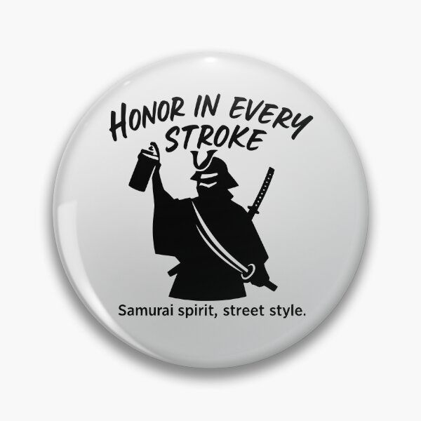 Item preview, Graffiti Samurai: Honor in Every Stroke Sticker designed and sold by 2wear.