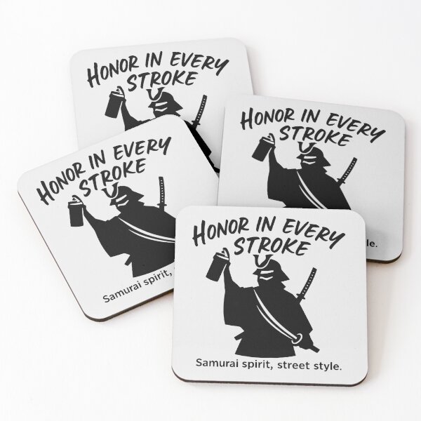 Item preview, Graffiti Samurai: Honor in Every Stroke Sticker designed and sold by 2wear.