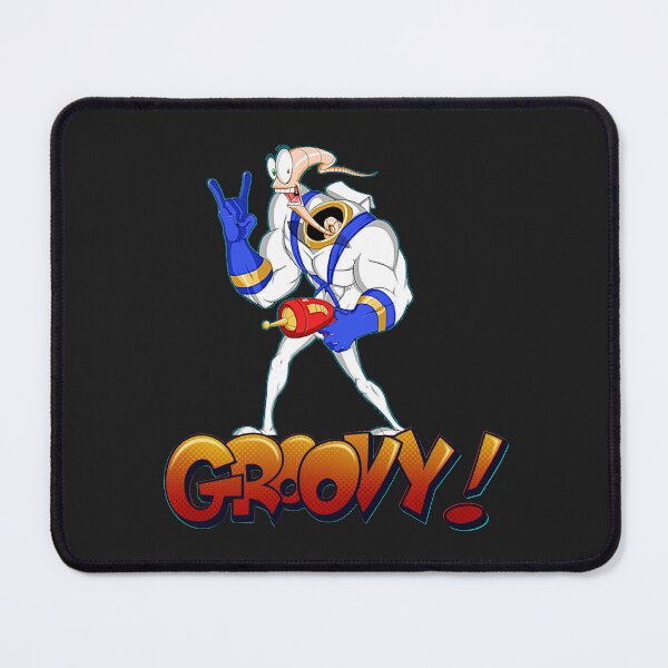 Item preview, Earth Worm Jim Groovy Throwback 90's Retro Design designed and sold by FestDrip.