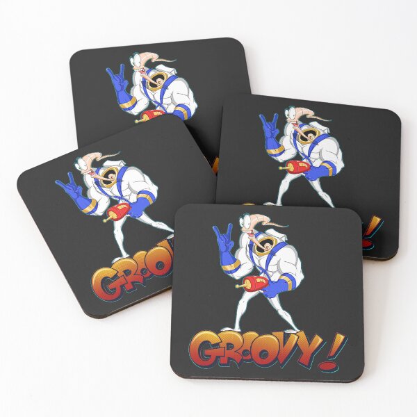 Item preview, Earth Worm Jim Groovy Throwback 90's Retro Design designed and sold by FestDrip.