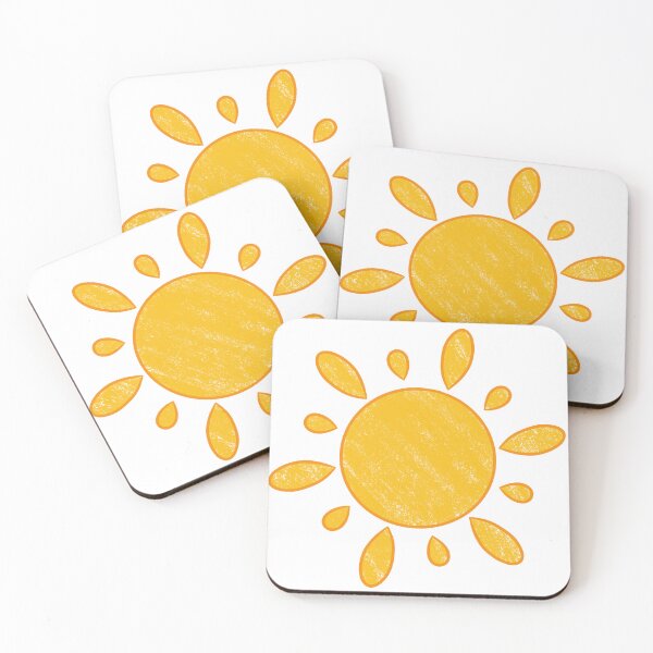 Item preview, Chalk yellow sun designed and sold by RozhmarisArt.