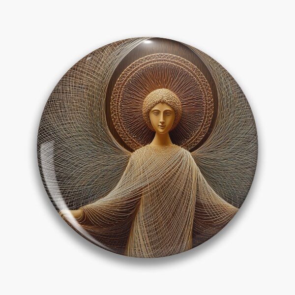 Item preview, Celestial Angel Art  Guardian of Light  Serene Spiritual Wall Decor designed and sold by Rocky Mountain Artistry.