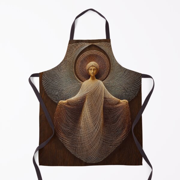 Item preview, Celestial Angel Art Guardian of Light Serene Spiritual Wall Decor designed and sold by Rocky Mountain Artistry.