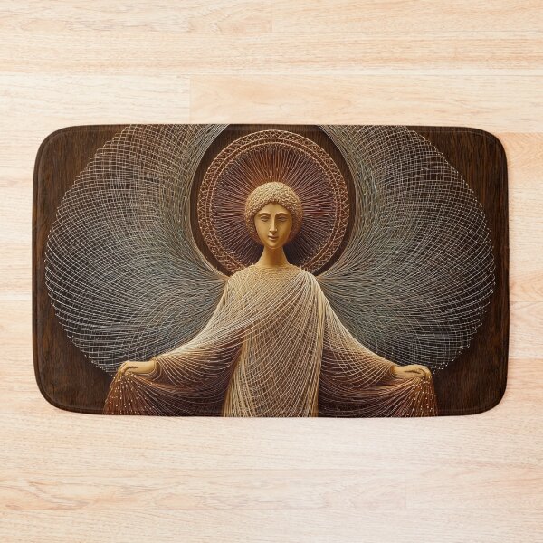 Item preview, Celestial Angel Art  Guardian of Light  Serene Spiritual Wall Decor designed and sold by Rocky Mountain Artistry.