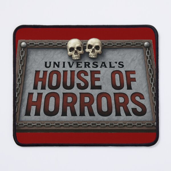 Item preview, Universal’s House Of Horrors Sign designed and sold by MidnightMovieRB.