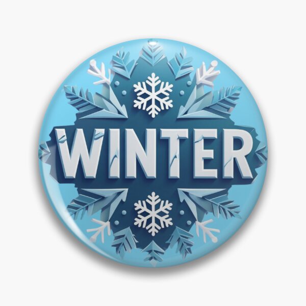 Item preview, Stylized Winter Logo with Snowflakes designed and sold by Rue Market.