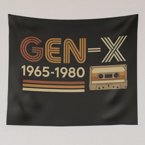 Item preview, GEN-X 1965-1980 Retro Cassette designed and sold by Bernd Friese.