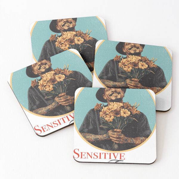 Item preview, Sensitive Gangsta – Tattoos & Flowers  Urban Masculinity Art designed and sold by KamilKfoon.