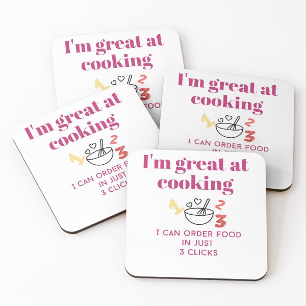 Item preview, Funny Cooking Shirt – I’m Great at Cooking, I Can Order Food in 3 Clicks – Takeout Humor Tee , kitchen humor, food joke shirt, designed and sold by BrewtifulMugs.