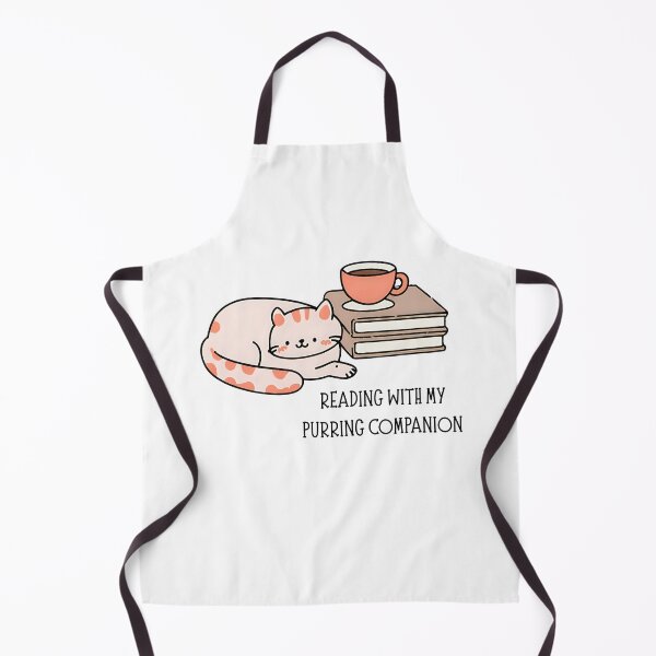 Item preview, Reading With My Purring Companion – Cat, Books & Coffee Vibes designed and sold by OpenHeartAF.