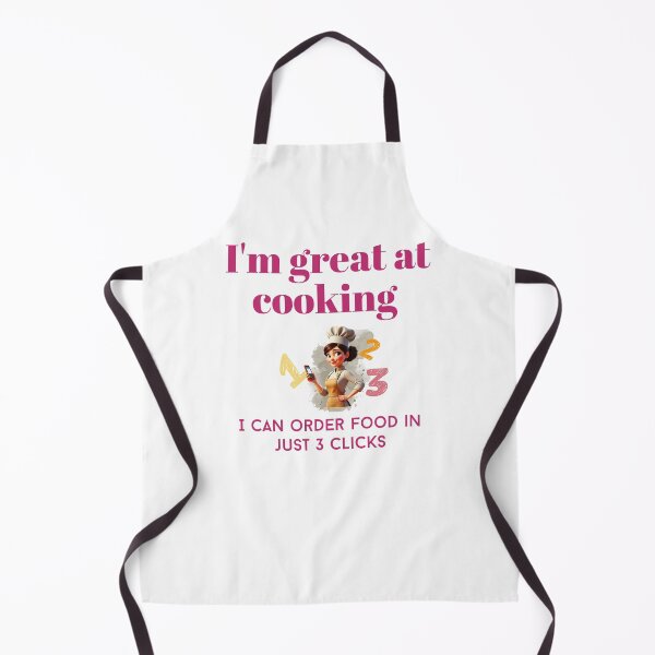 Item preview, Funny Cooking Shirt – I’m Great at Cooking, I Can Order Food in 3 Clicks – Takeout Humor Tee , kitchen humor, food joke shirt, designed and sold by BrewtifulMugs.