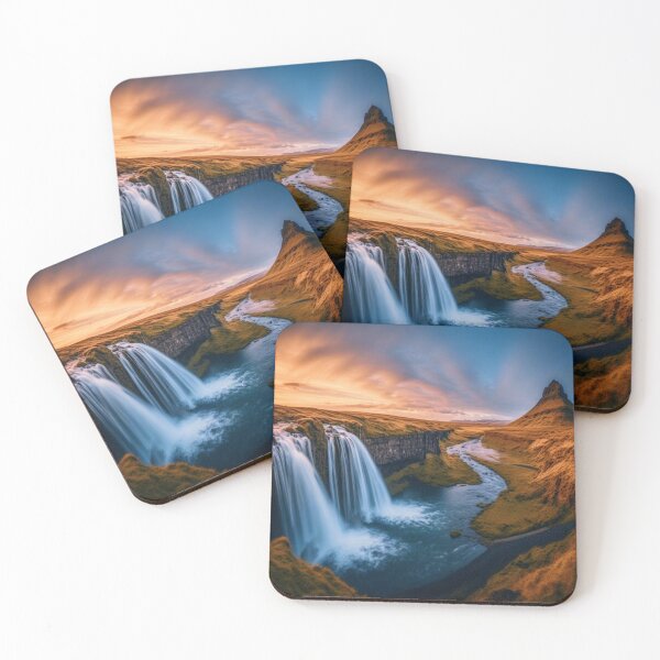 Item preview, Iconic landscapes of Iceland - Skógafoss op1 designed and sold by Ralek.