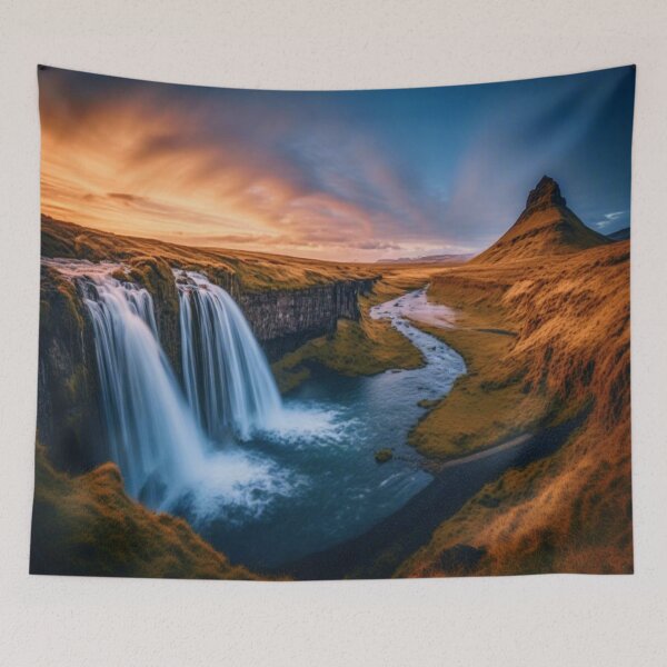 Item preview, Iconic landscapes of Iceland - Skógafoss op1 designed and sold by Ralek.