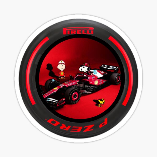 Item preview, Peanuts Tire of Champions: The Ferrari-Snoopy Fusion! designed and sold by Toon Prints.