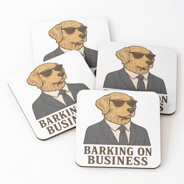 Item preview, Barking on Business – Funny Dog designed and sold by VisqweaR.