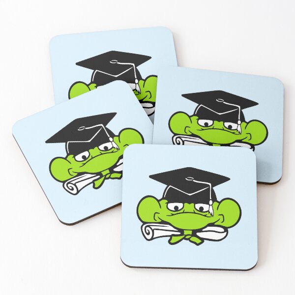Item preview, Frog College Degree School Certificate Proud Student designed and sold by shirt-o-mat.