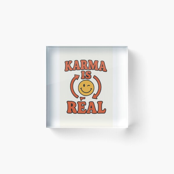 Aperçu de l'œuvre Le karma est réel créée et vendue par DesingCSW.