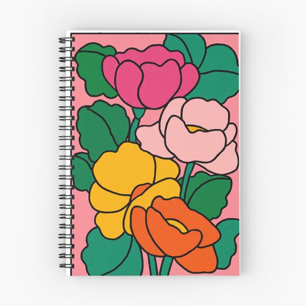 Artikelvorschau, Retro-Blumenillustration entworfen und verkauft von CreativeDecorCo.