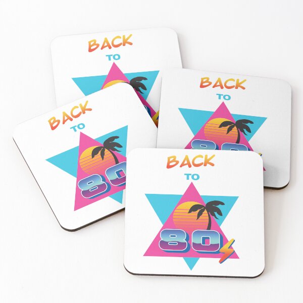 Item preview, Back to the 80s – Sunset & Palm designed and sold by LuxeDigiArt.