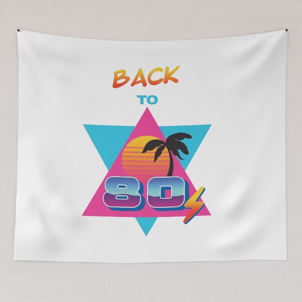 Item preview, Back to the 80s – Sunset & Palm designed and sold by LuxeDigiArt.