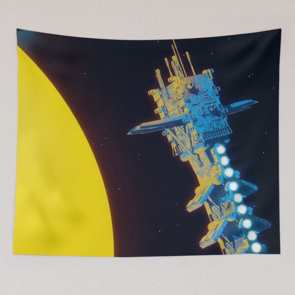 Item preview, Sci-Fi Greeble Spaceship & Sun designed and sold by Bortulicdesigns.
