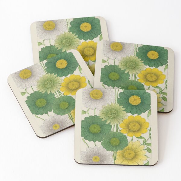 Item preview, Green and yellow flowers designed and sold by saly55887.