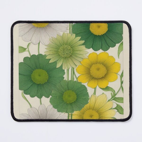 Item preview, Green and yellow flowers designed and sold by saly55887.
