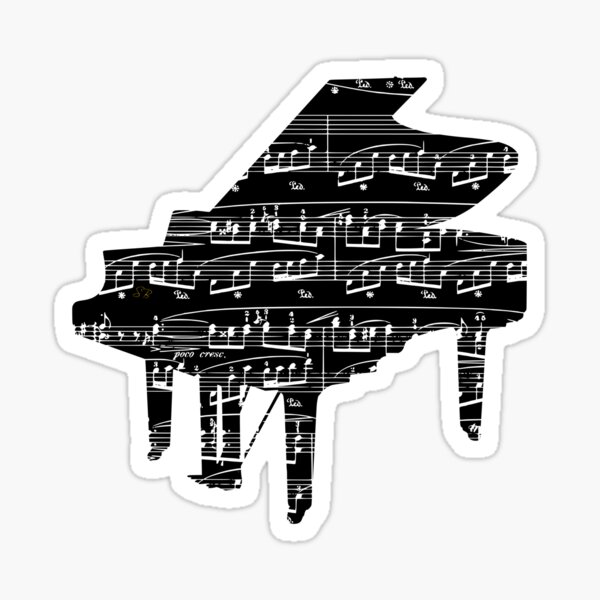 Piano Music Sticker