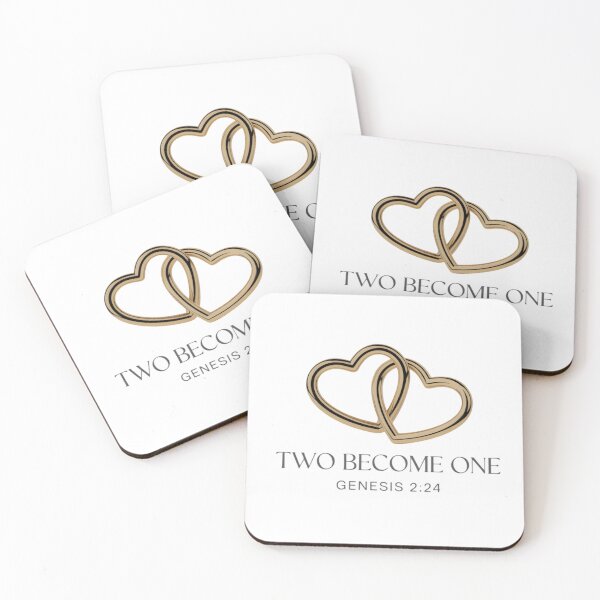 Item preview, Two Become One Genesis 2:24 designed and sold by LovingLightMedia.