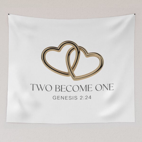 Item preview, Two Become One Genesis 2:24 designed and sold by LovingLightMedia.
