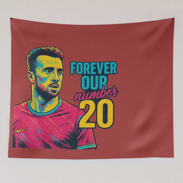Item preview, Forever Our Number 20 – Diogo Jota Pop Art Tribute designed and sold by NovaFlickStudio.
