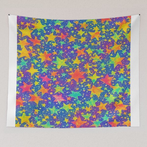 Item preview, Colorful stars pattern designed and sold by saly55887.