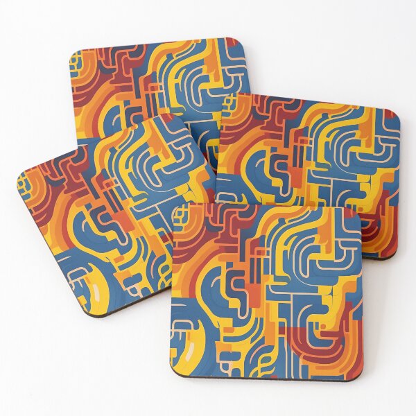 Item preview, Colorful geometric pattern designed and sold by saly55887.