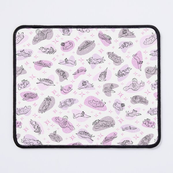 Item preview, Midcentury Modern Nudibranchs - Pink designed and sold by Squilla Design Studio.