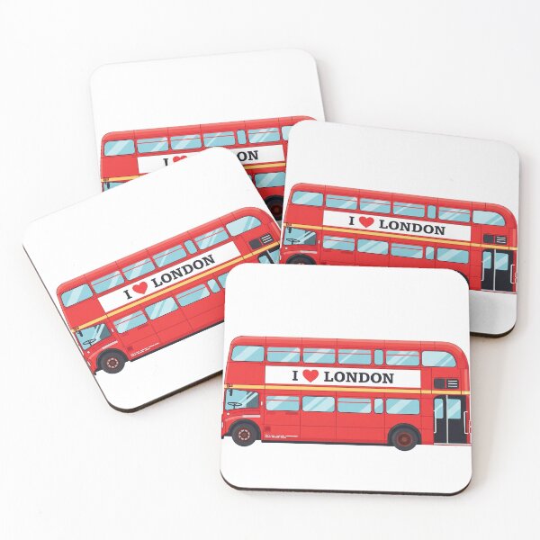 Item preview, Red double decker bus London  designed and sold by GingaDesigns.