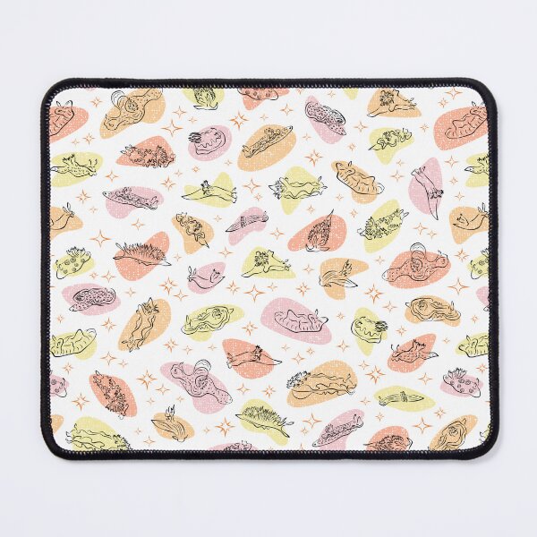Item preview, Midcentury Modern Nudibranchs - Orange designed and sold by Squilla Design Studio.