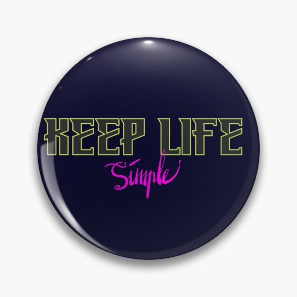 Item preview, Keep Life Simple - Minimalist Motivational Quote Design designed and sold by Tiatooty.