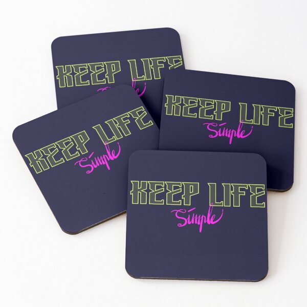 Item preview, Keep Life Simple - Minimalist Motivational Quote Design designed and sold by Tiatooty.