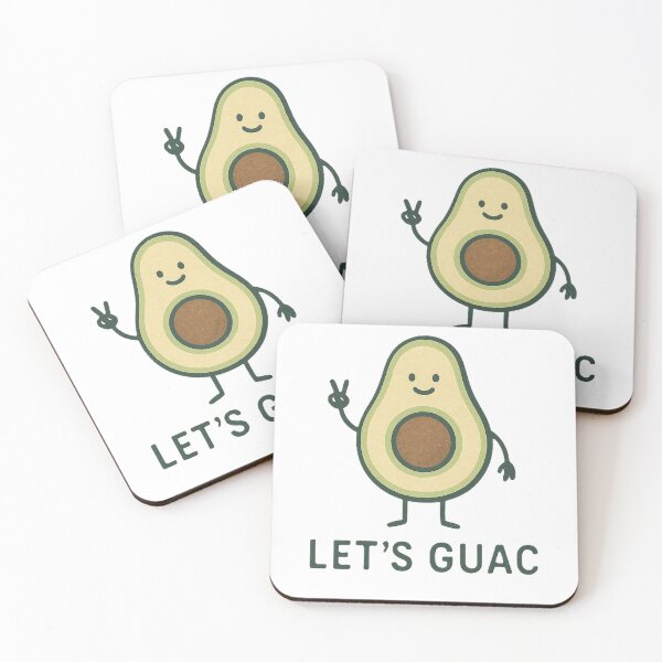 Item preview, Let’s guac funny guacamole avocado designed and sold by DesignbyOli.