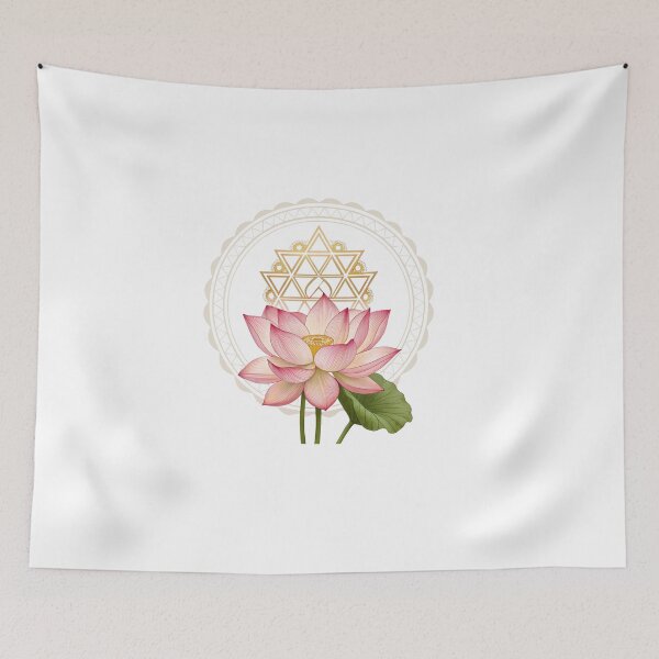 Item preview, Lotus flower with Shiri Yantra  designed and sold by Lucky 777.
