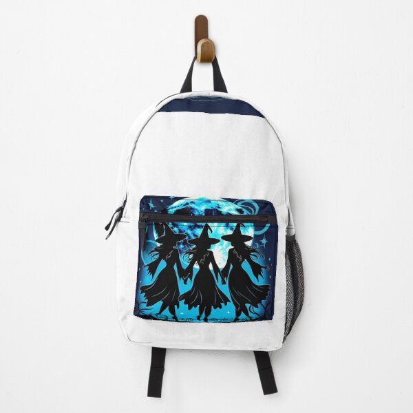 Item preview, Blue Three Witches Dancing Under the Moon designed and sold by MoonlitSpirit.