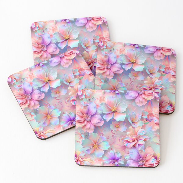 Item preview, Neon Rainbow Flowers designed and sold by Dawne's Designs.