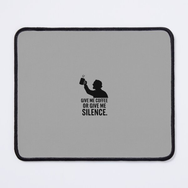 Item preview, give me coffee or give me silence designed and sold by coffee-life-designs.