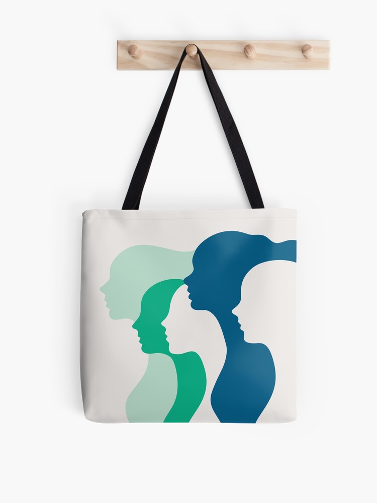 Thumbnail 1 of 2, Tote Bag, Women side by side designed and sold by MyBonShaBon.