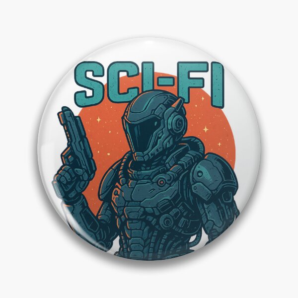 Item preview, Galactic Enforcer – Sci-Fi Warrior designed and sold by AdrianKulawik.