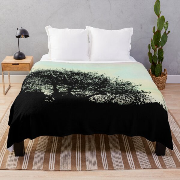 Item preview, Pastel sunset sky, silhouette neighborhood designed and sold by Dryft7.