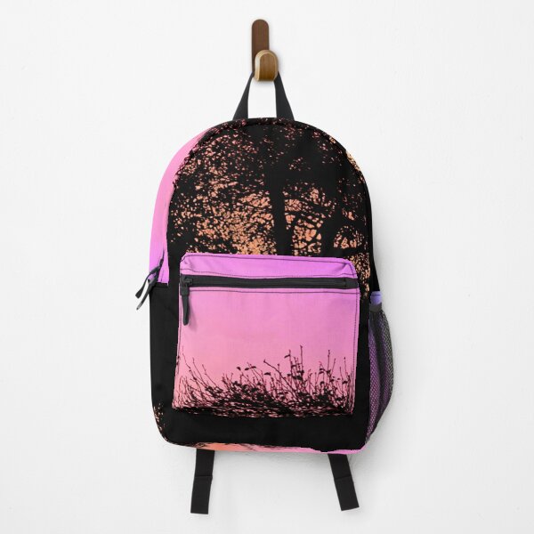 Item preview, Vibrant sunset sky, silhouette neighborhood designed and sold by Dryft7.